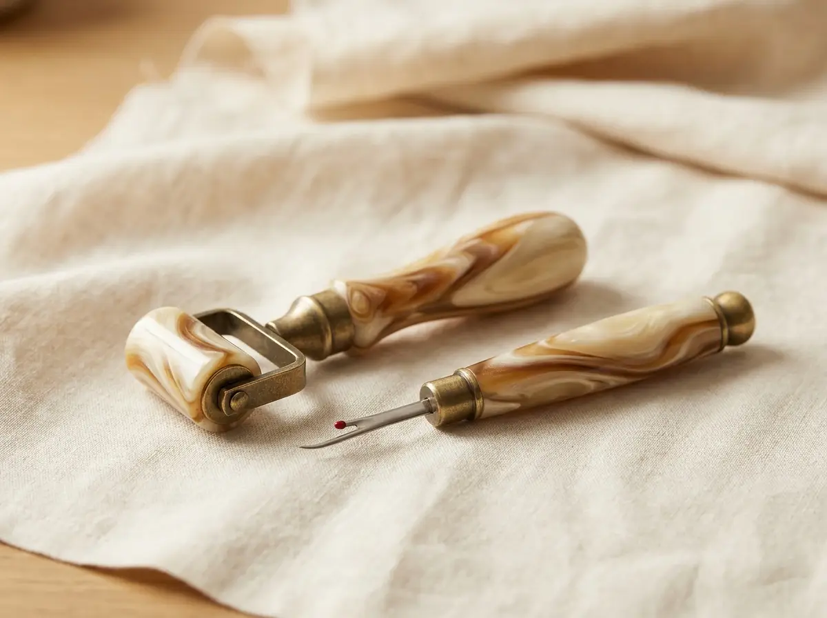 Matched quilter set with seam roller and seam ripper